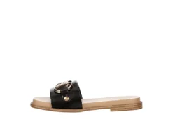 Michael By Michael Shannon Womens Jade Slide Sandal - Black -Deals Viva Stride Store US 01 203386 03