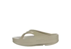 Oofos Womens Oomega Flip Flop Sandal - Khaki -Deals Viva Stride Store US 01 203392 03