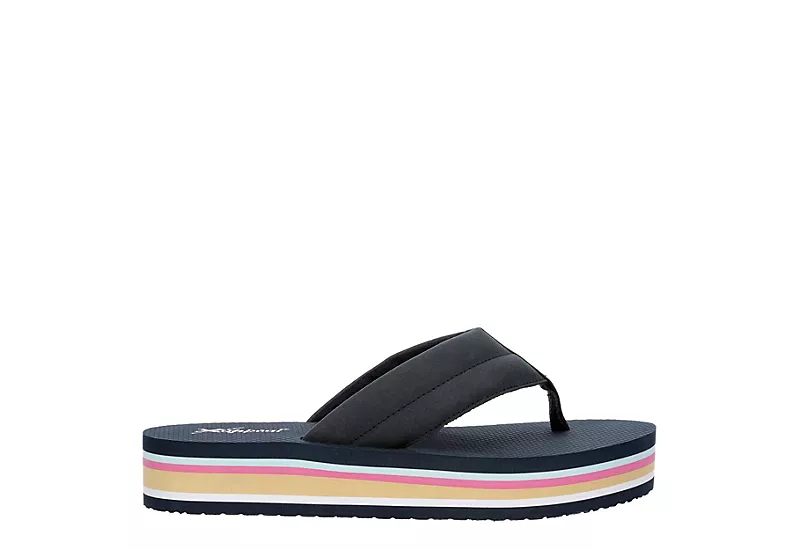 Xappeal Womens Jax Flip Flop Sandal - Navy 2 Xappeal Womens Jax Flip Flop Sandal - Navy - Image 2