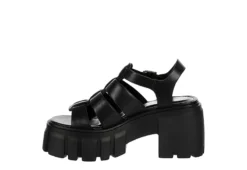 Madden Girl Womens Gennesis Wedge - Black -Deals Viva Stride Store US 01 203409 03