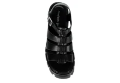 Madden Girl Womens Gennesis Wedge - Black -Deals Viva Stride Store US 01 203409 05