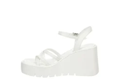 Madden Girl Womens Vaultt Wedge Sandal - White 10 Madden Girl Womens Vaultt Wedge Sandal - White -Deals Viva Stride Store US 01 203410 03