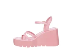 Madden Girl Womens Vaultt Wedge Sandal - Pink -Deals Viva Stride Store US 01 203411 03