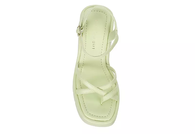 Madden Girl Womens Vaultt Wedge Sandal - Pale Green 6 Madden Girl Womens Vaultt Wedge Sandal - Pale Green - Image 6