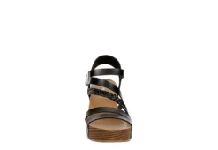 Xappeal Womens Maggy Wedge Sandal - Black -Deals Viva Stride Store US 01 203423 02