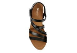 Xappeal Womens Maggy Wedge Sandal - Black -Deals Viva Stride Store US 01 203423 05