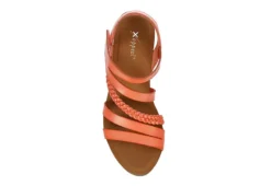 Xappeal Womens Maggy Wedge Sandal - Coral -Deals Viva Stride Store US 01 203424 05