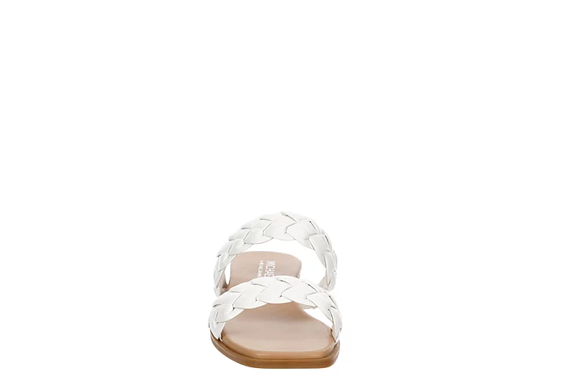 Michael By Michael Shannon Womens Patrice Wedge Sandal - White 3 Michael By Michael Shannon Womens Patrice Wedge Sandal - White - Image 3