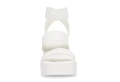 Madden Girl Womens Templee Platform Sandal - White 9 Madden Girl Womens Templee Platform Sandal - White -Deals Viva Stride Store US 01 203464 02