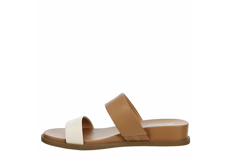 Xappeal Womens Edith Slide Sandal - Tan 4 Xappeal Womens Edith Slide Sandal - Tan - Image 4