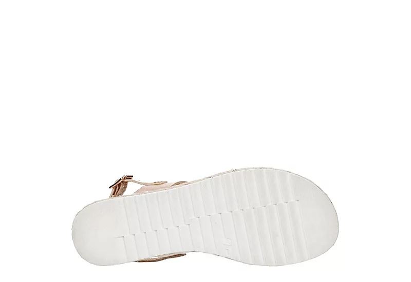 Xappeal Womens Amelia Wedge Sandal - Rose Gold 7 Xappeal Womens Amelia Wedge Sandal - Rose Gold - Image 7