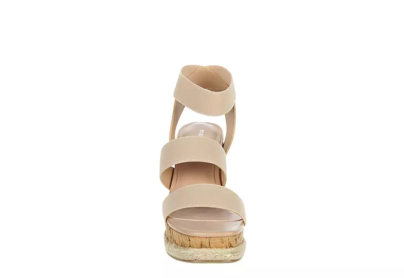 Madden Girl Womens Marandaa Wedge Sandal - Nude 3 Madden Girl Womens Marandaa Wedge Sandal - Nude - Image 3