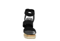Madden Girl Womens Marandaa Wedge Sandal - Black -Deals Viva Stride Store US 01 203537 02