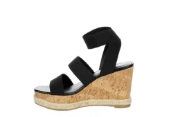 Madden Girl Womens Marandaa Wedge Sandal - Black -Deals Viva Stride Store US 01 203537 03