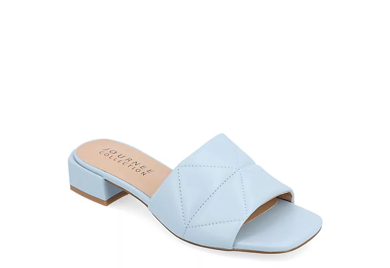 Journee Collection Womens Elidia Slip On Sandal - Blue 1 Journee Collection Womens Elidia Slip On Sandal - Blue
