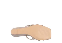 Journee Collection Womens Blayke Wedge Slip On Sandal - Taupe -Deals Viva Stride Store US 01 203694 06
