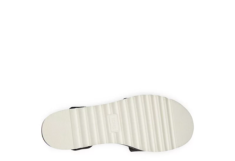 Toms Womens Diana Wedge Sandal - Black 5 Toms Womens Diana Wedge Sandal - Black - Image 5