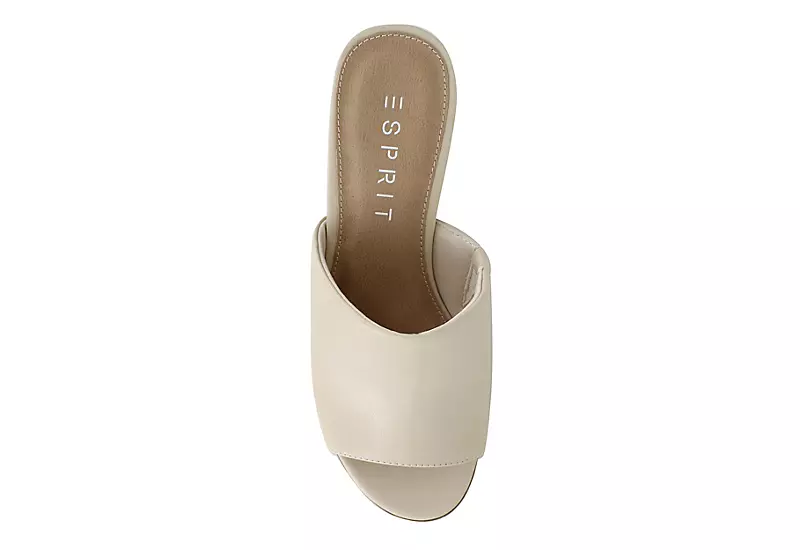 Esprit Womens Tayce Slide Sandal - Ivory 5 Esprit Womens Tayce Slide Sandal - Ivory - Image 5
