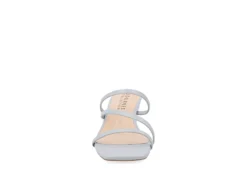 Journee Collection Womens Takarah Wedge Slip On Sandal - Blue -Deals Viva Stride Store US 01 203886 02