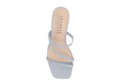 Journee Collection Womens Takarah Wedge Slip On Sandal - Blue -Deals Viva Stride Store US 01 203886 05