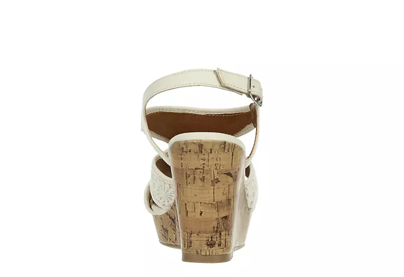 Jellypop Womens Lisbon Wedge Sandal - Natural 5 Jellypop Womens Lisbon Wedge Sandal - Natural - Image 5