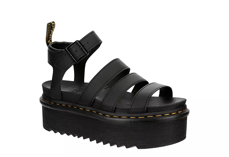 Dr. Martens Dr.martens Womens Blaire Quad Hydro Sandal - Black 1 Dr. Martens Dr.martens Womens Blaire Quad Hydro Sandal - Black