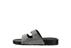 Madden Girl Womens Teddy Footbed Slide Sandal - Black -Deals Viva Stride Store US 01 250030 03