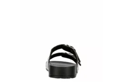 Madden Girl Womens Teddy Footbed Slide Sandal - Black -Deals Viva Stride Store US 01 250030 04