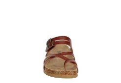 Bjorndal Womens Sami Footbed Sandal - Cognac -Deals Viva Stride Store US 01 250078 02