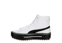 Puma Womens Kaia High Top Platform Sneaker - White 10 Puma Womens Kaia High Top Platform Sneaker - White -Deals Viva Stride Store US 01 400673 03