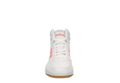 Adidas Womens Hoops 3.0 Mid Top Sneaker - White -Deals Viva Stride Store US 01 400745 02