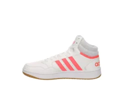 Adidas Womens Hoops 3.0 Mid Top Sneaker - White -Deals Viva Stride Store US 01 400745 03