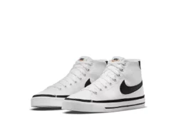Nike Womens Court Legacy Mid Sneaker - White