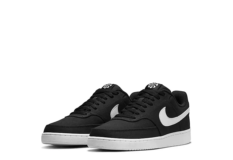 Nike Womens Court Vision Low Next Nature Sneaker - Black 1 Nike Womens Court Vision Low Next Nature Sneaker - Black