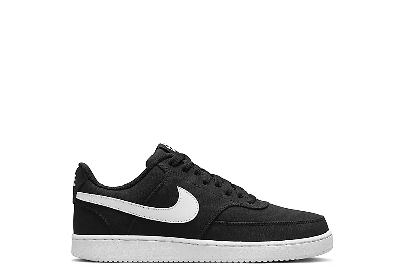 Nike Womens Court Vision Low Next Nature Sneaker - Black 2 Nike Womens Court Vision Low Next Nature Sneaker - Black - Image 2
