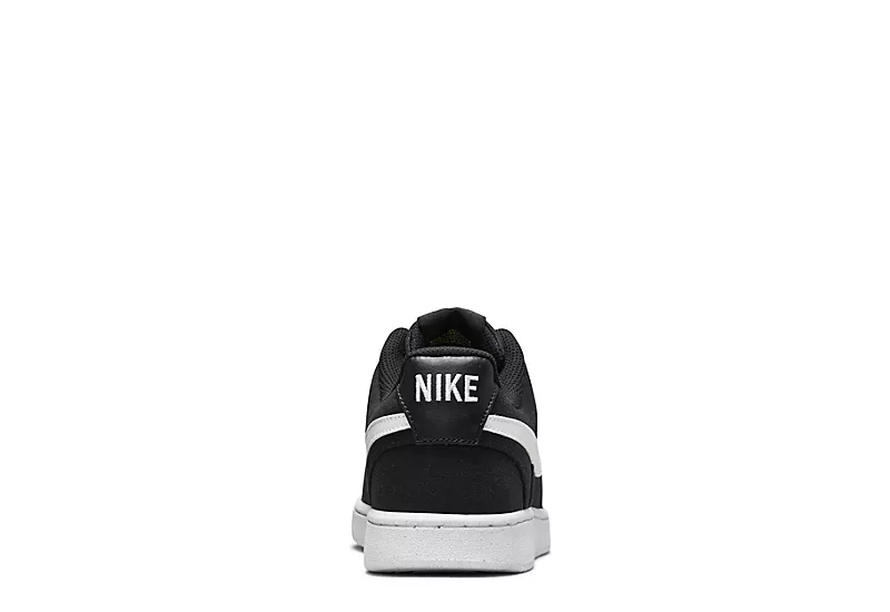 Nike Womens Court Vision Low Next Nature Sneaker - Black 4 Nike Womens Court Vision Low Next Nature Sneaker - Black - Image 4