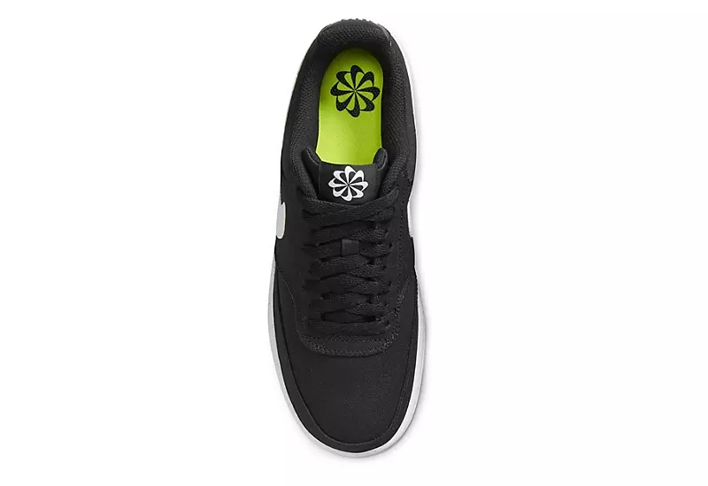 Nike Womens Court Vision Low Next Nature Sneaker - Black 5 Nike Womens Court Vision Low Next Nature Sneaker - Black - Image 5