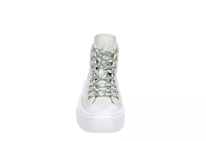 Converse Womens Chuck Taylor All Star Move High Top Sneaker - Bone 3 Converse Womens Chuck Taylor All Star Move High Top Sneaker - Bone - Image 3