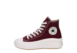 Converse Womens Chuck Taylor All Star Move High Top Sneaker - Burgundy -Deals Viva Stride Store US 01 401341 03