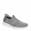Skechers Womens Go Walk 6 Quick Fit Slip-ins Walking Shoe - Grey
