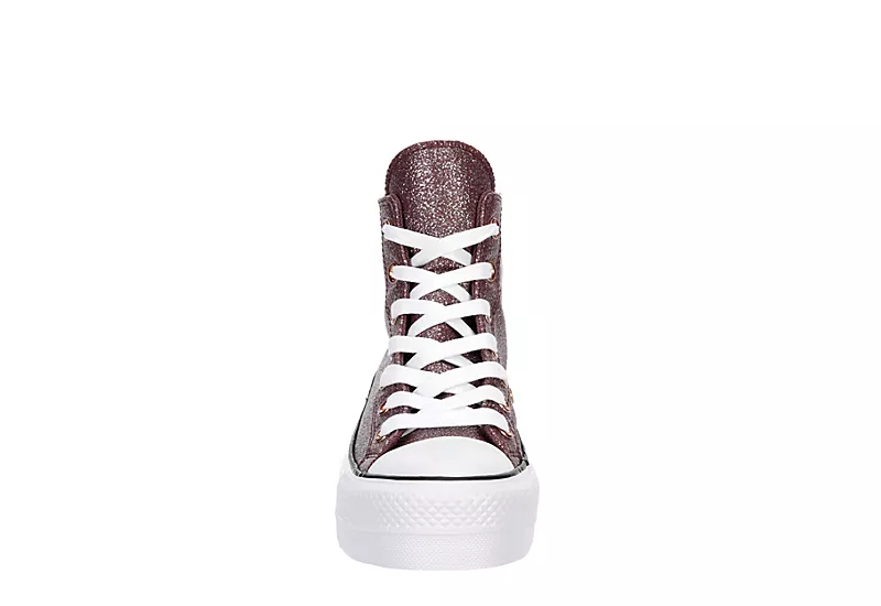 Converse Womens Chuck Taylor All Star High Top Platform Sneaker - Burgundy 3 Converse Womens Chuck Taylor All Star High Top Platform Sneaker - Burgundy - Image 3