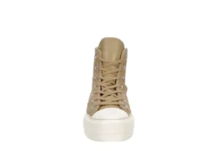 Converse Womens Chuck Taylor All Star High Top Platform Sneaker - Khaki -Deals Viva Stride Store US 01 401482 02