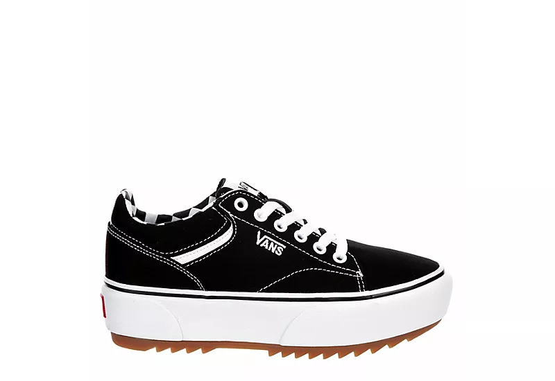 Vans Womens Seldan Platform Sneaker - Black 2 Vans Womens Seldan Platform Sneaker - Black - Image 2