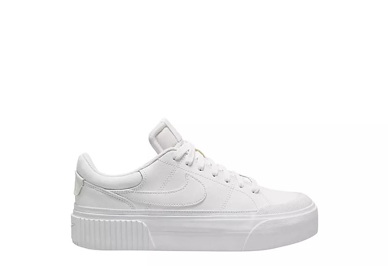 Nike Womens Court Legacy Lift Sneaker - White 2 Nike Womens Court Legacy Lift Sneaker - White - Image 2