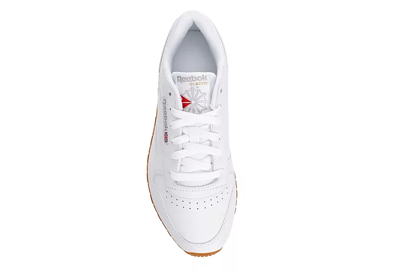 Reebok Womens Classic Leather Sneaker - White 6 Reebok Womens Classic Leather Sneaker - White - Image 6