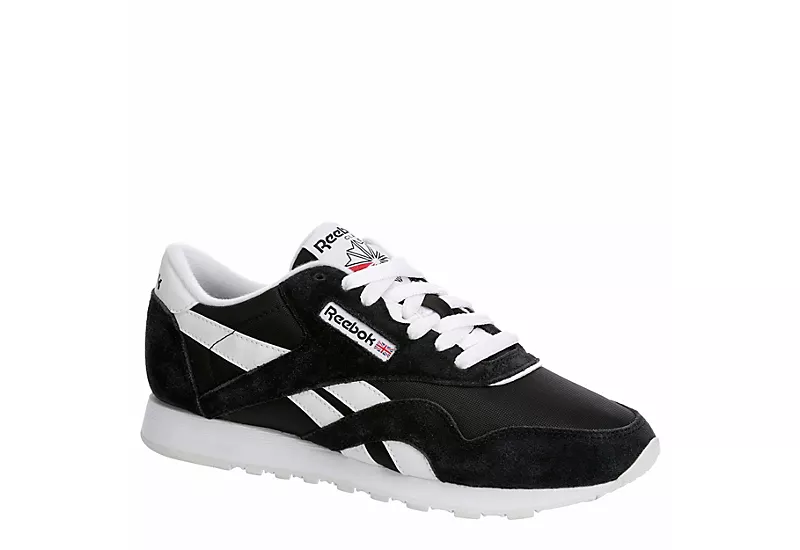 Reebok Womens Cl Nylon Sneaker - Black 1 Reebok Womens Cl Nylon Sneaker - Black