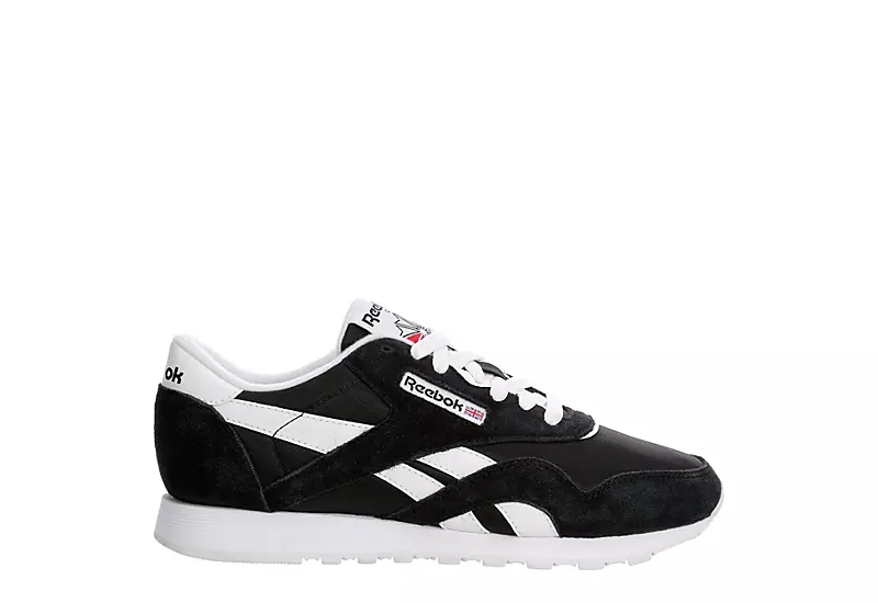 Reebok Womens Cl Nylon Sneaker - Black 2 Reebok Womens Cl Nylon Sneaker - Black - Image 2