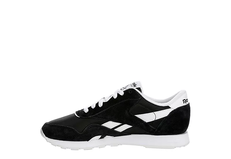 Reebok Womens Cl Nylon Sneaker - Black 4 Reebok Womens Cl Nylon Sneaker - Black - Image 4