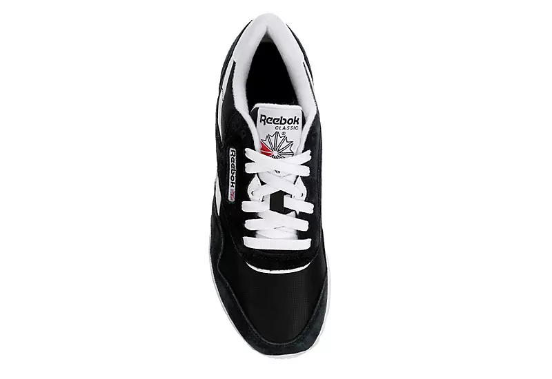 Reebok Womens Cl Nylon Sneaker - Black 6 Reebok Womens Cl Nylon Sneaker - Black - Image 6