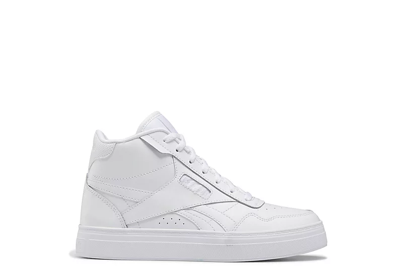 Reebok Womens Court Advance Bold Hi Sneaker - White 2 Reebok Womens Court Advance Bold Hi Sneaker - White - Image 2